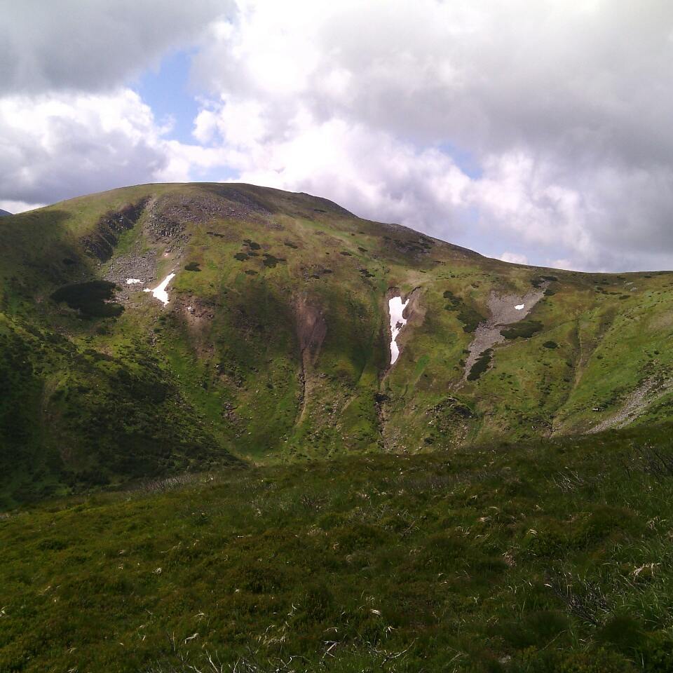 на вершині Говерли