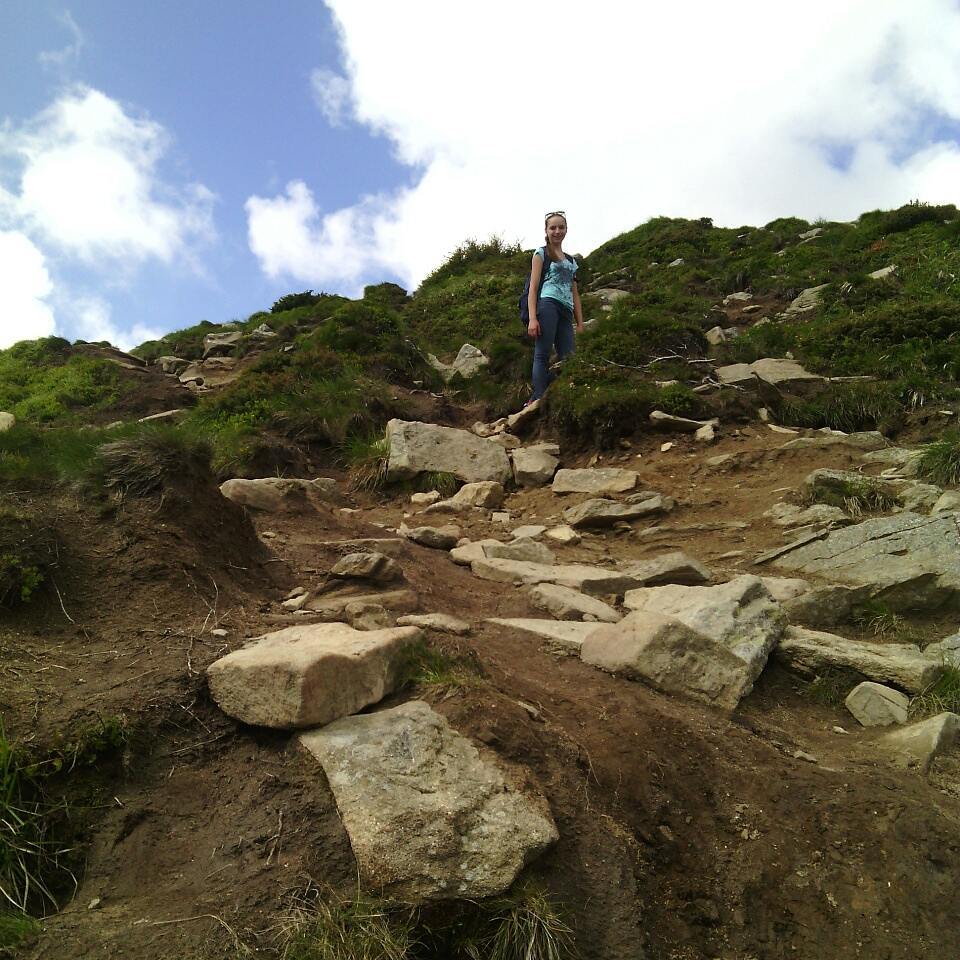 на вершині Говерли