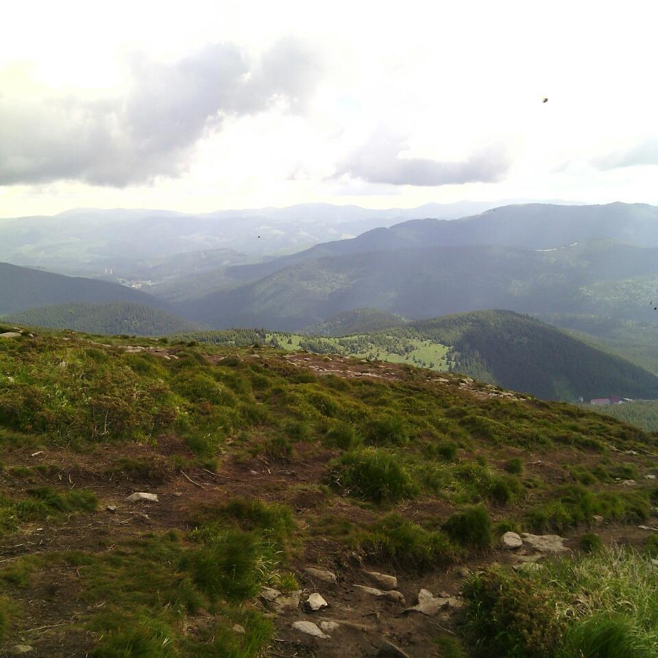 на вершині Говерли