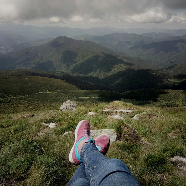 на вершині Говерли