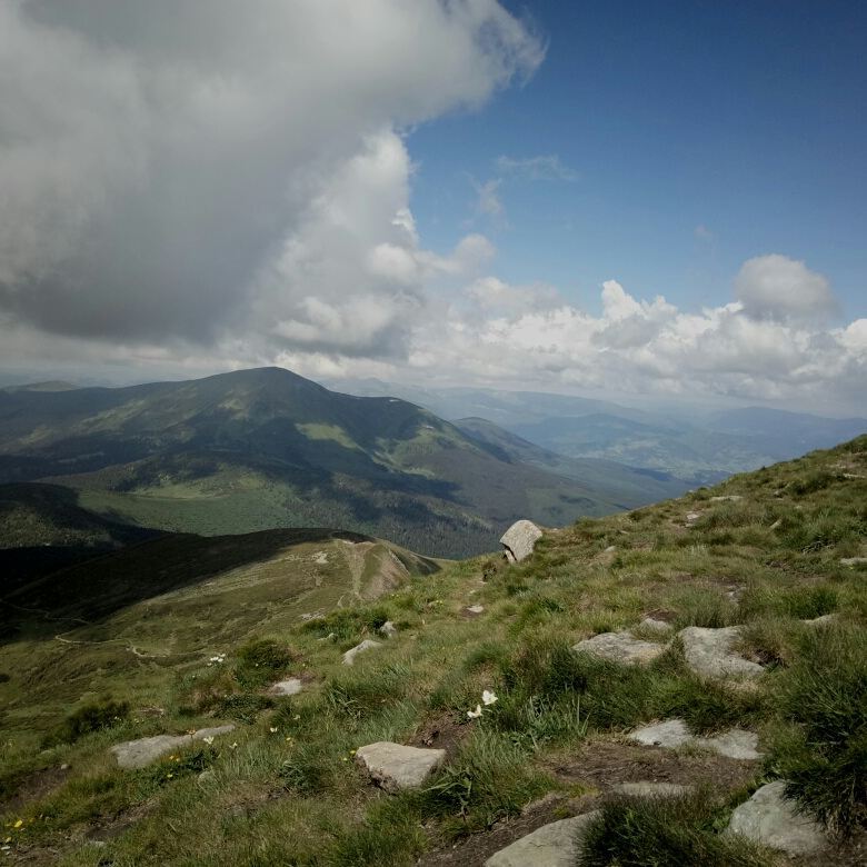 на вершині Говерли