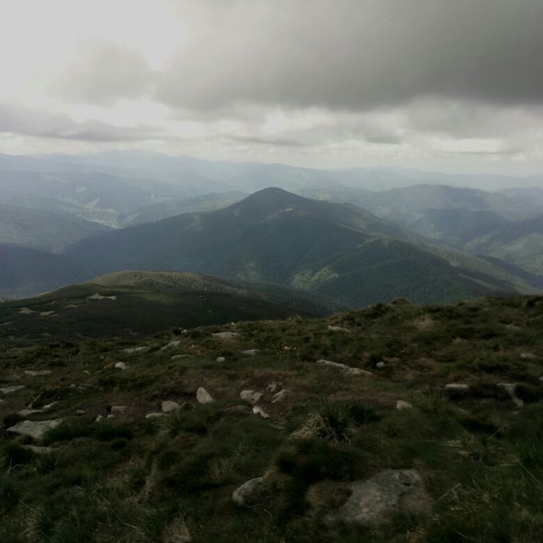 на вершині Говерли