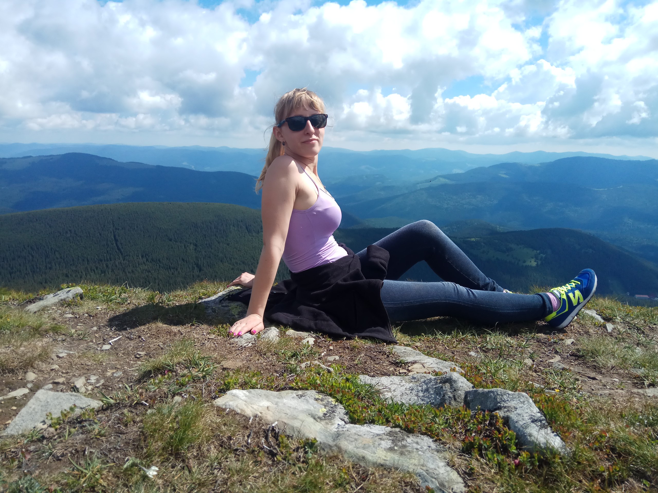 на вершині Говерли