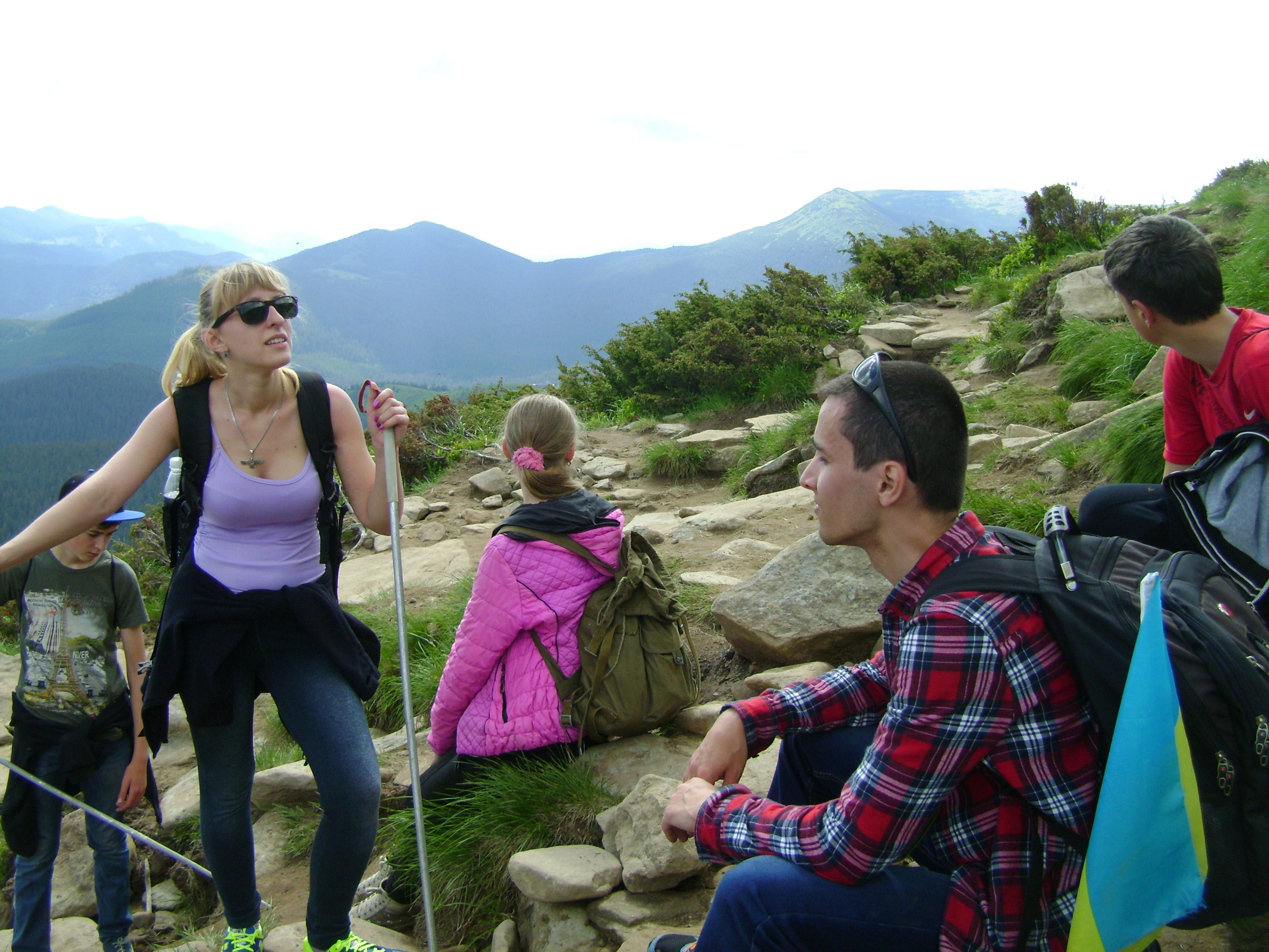 на вершині Говерли