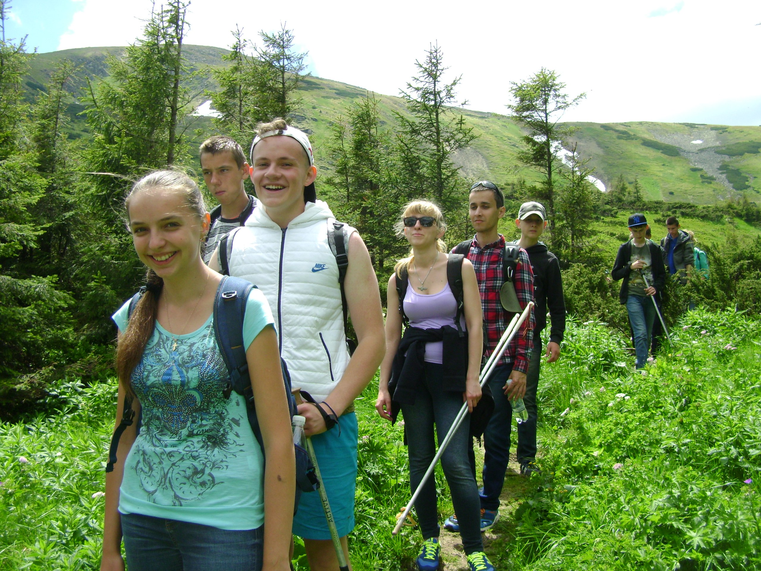 на вершині Говерли