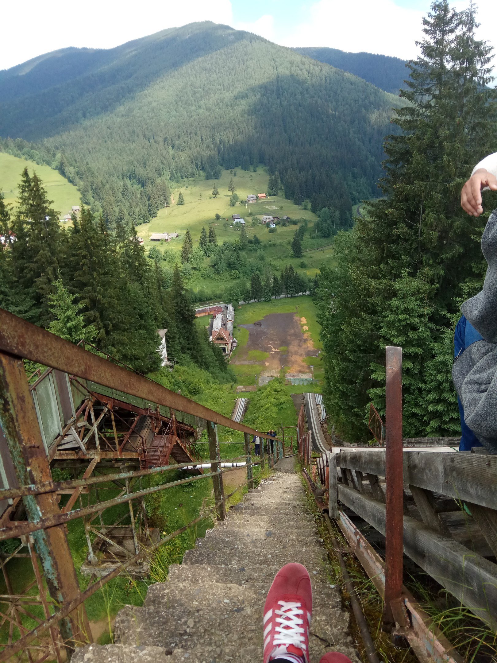 найбільший в Україні лижний трамплін