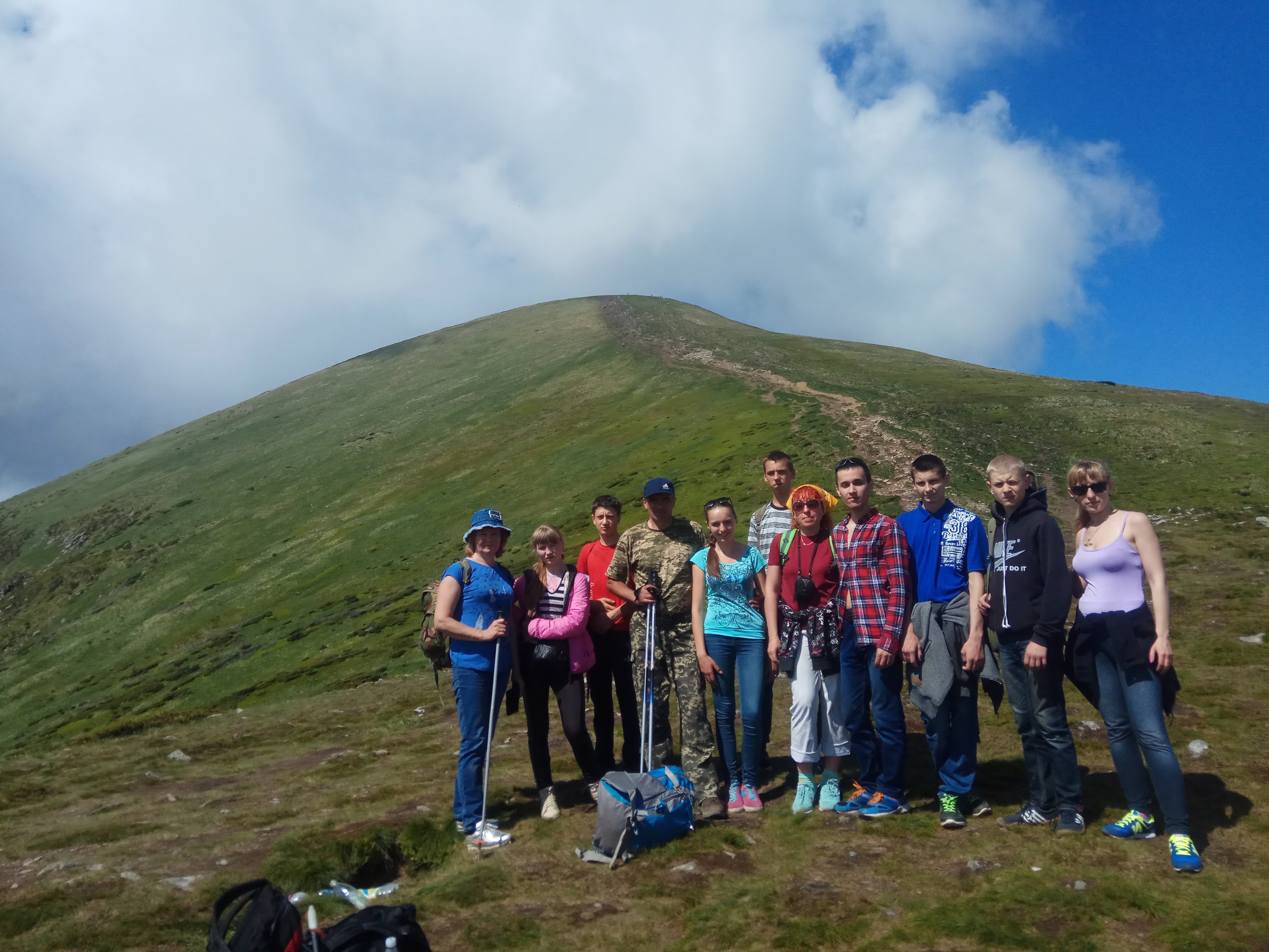 на вершині Говерли