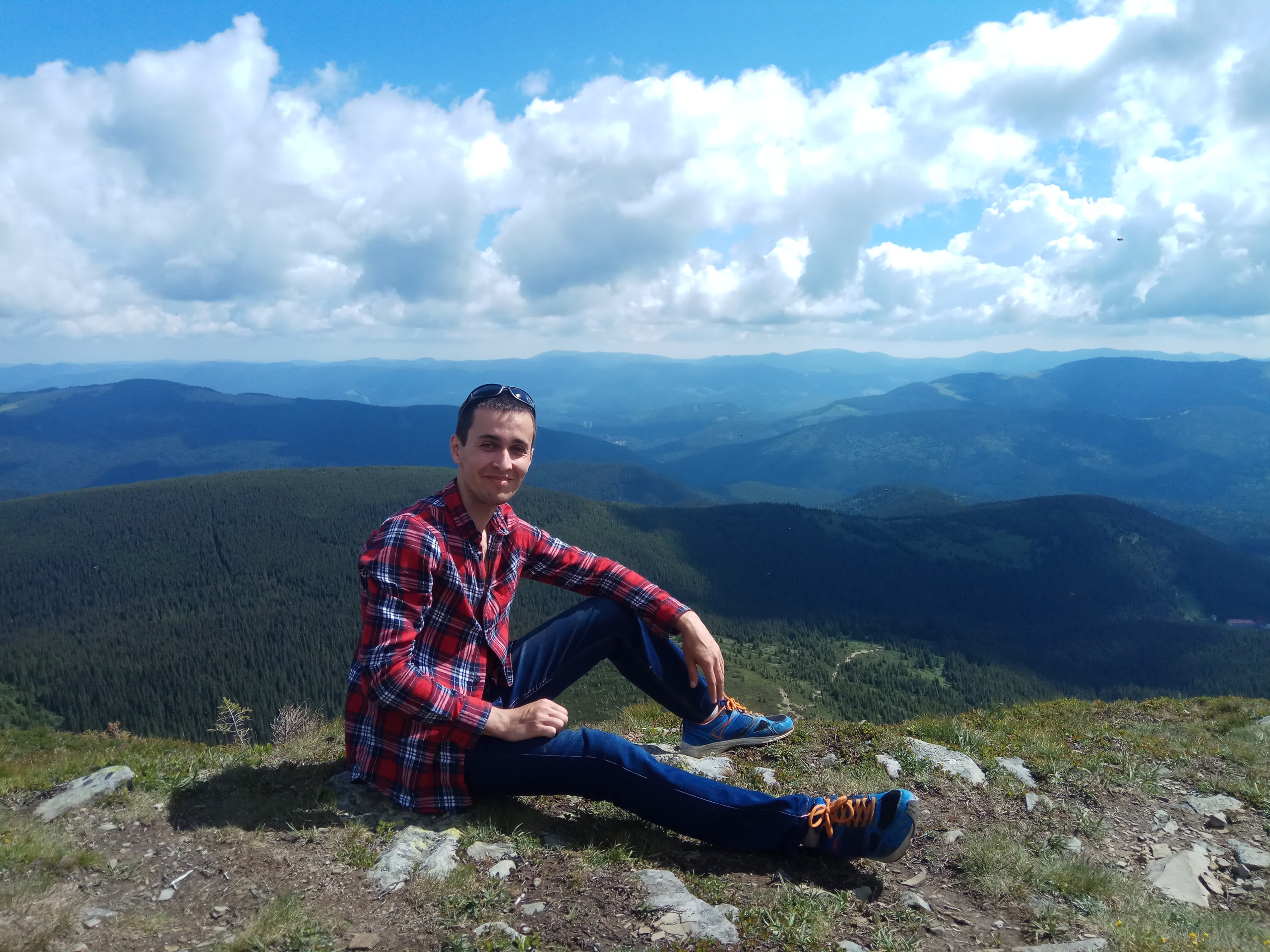 на вершині Говерли