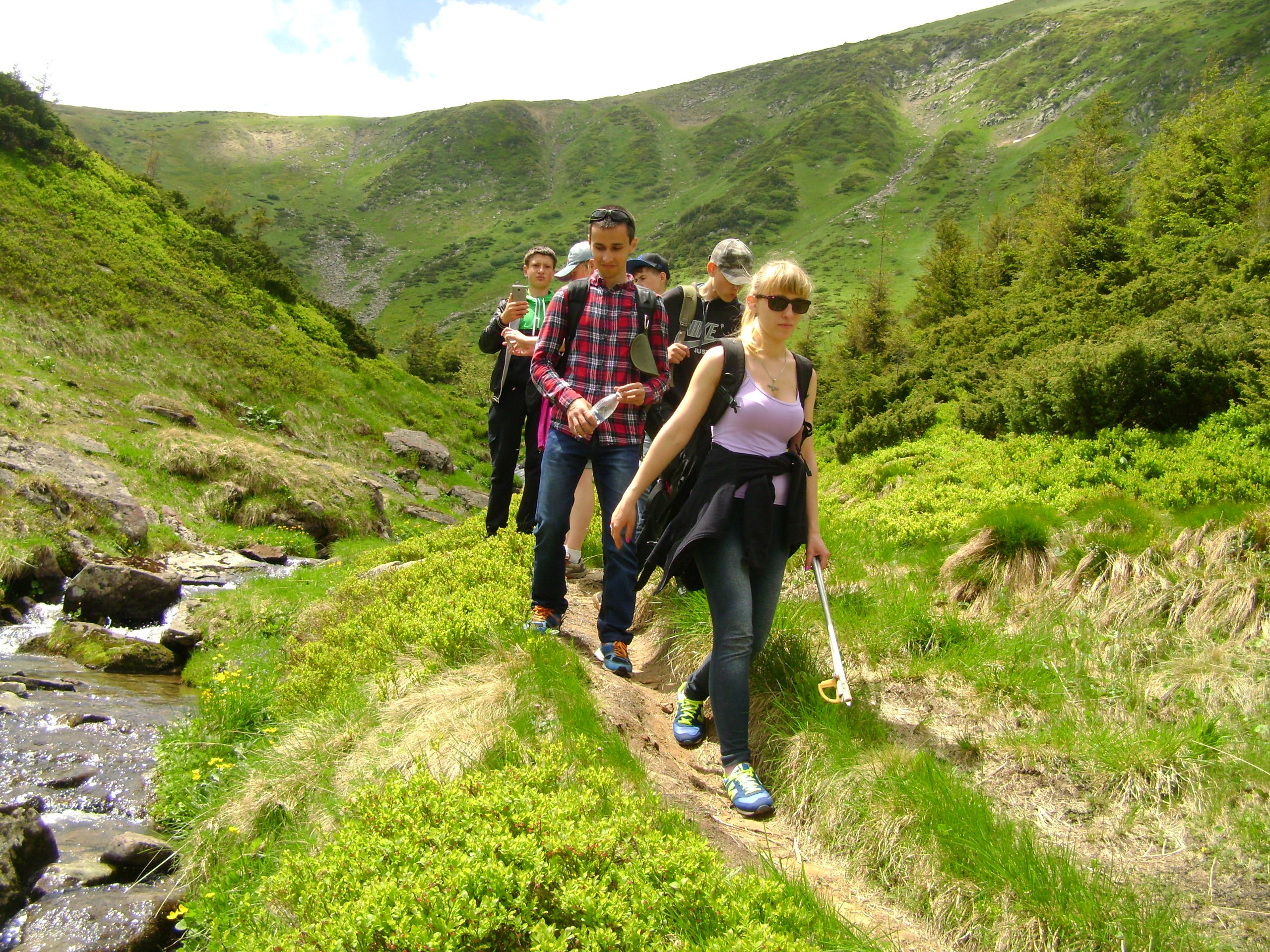 на вершині Говерли