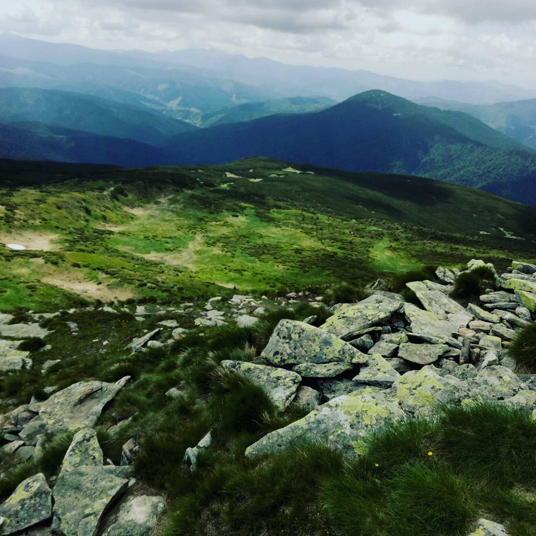 на вершині Говерли