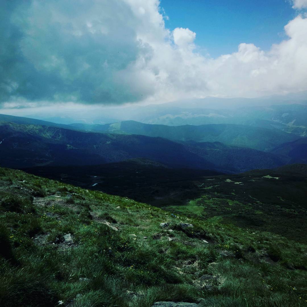 на вершині Говерли