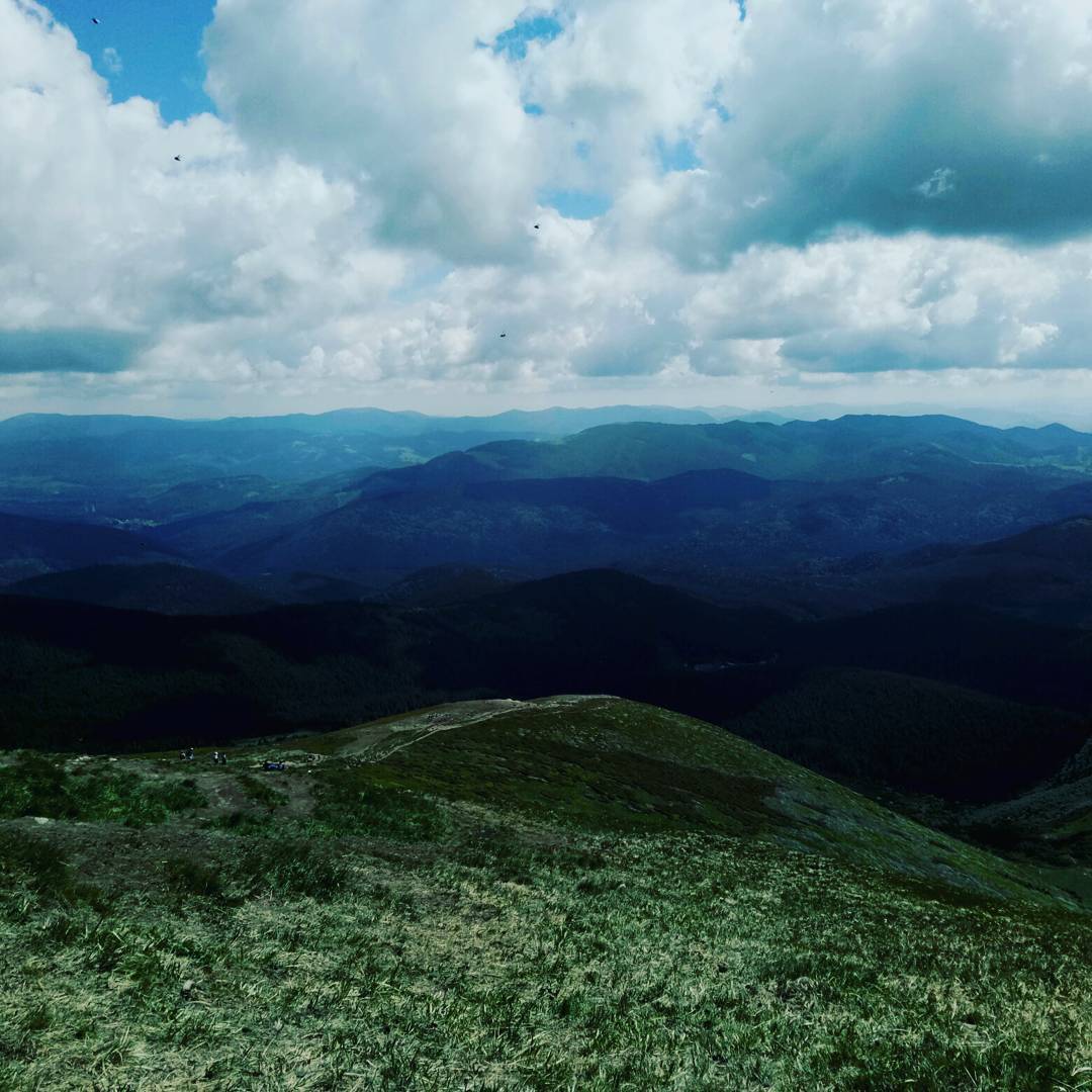 на вершині Говерли