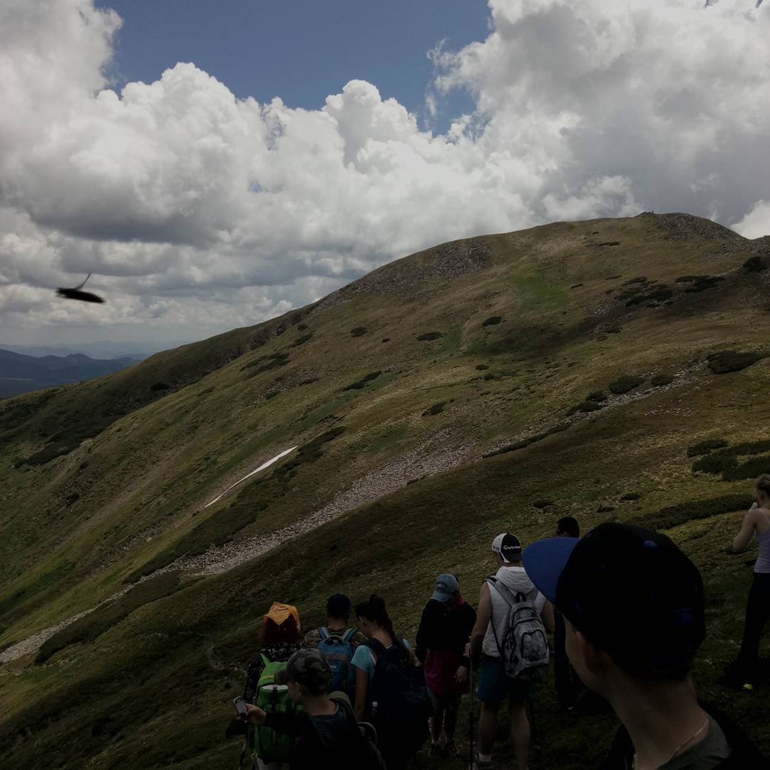 на вершині Говерли